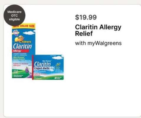 Claritin Allergy Relief
