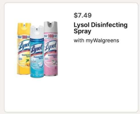 Lysol Disinfecting Spray