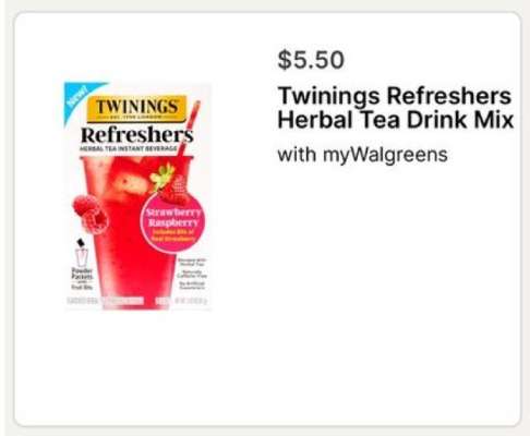Twinings Refreshers Herbal Tea Drink Mix