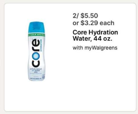 Core Hydration Water, 44 oz.