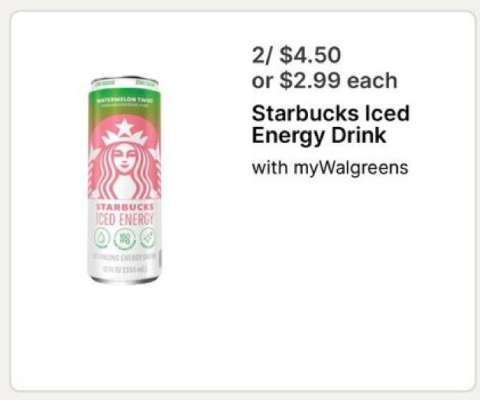 Starbucks iced energy drink
