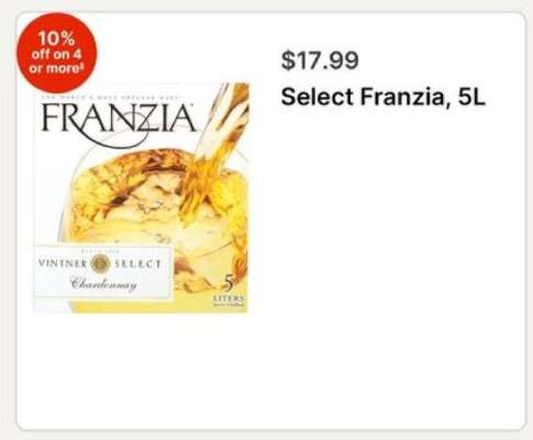 Select Franzia, 5L