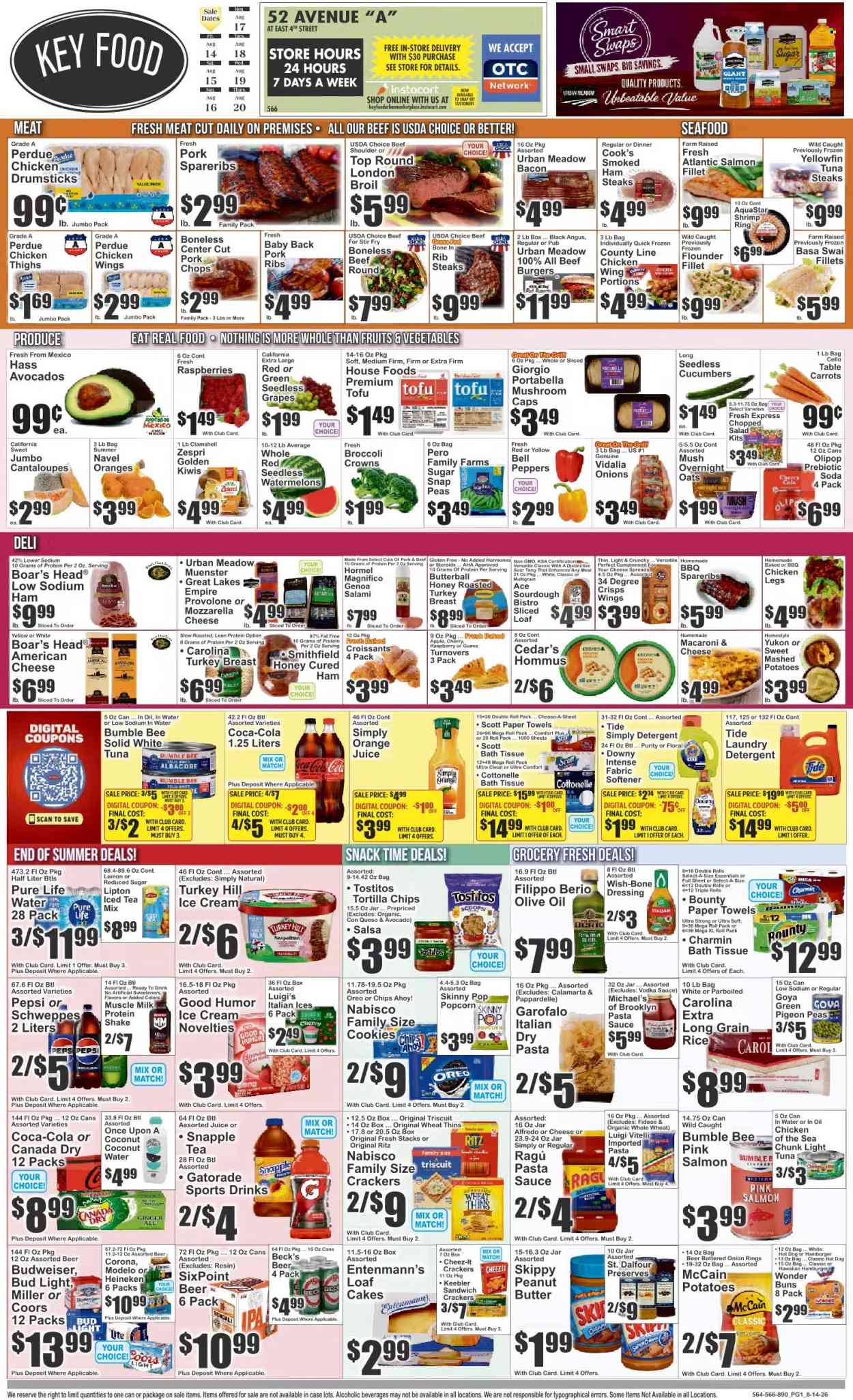 Key Food ad  - 08.14.2026 - 08.20.2026. Page 1