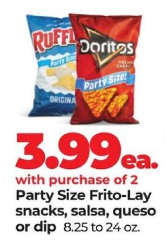 Party Size Frito-Lay Snacks