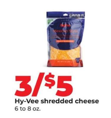 Hy-Vee shredded cheese