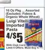 Luigi Vitelli Imported Pasta