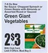 Green Giant Vegetables