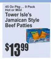 Tower Isle's Jamaican Style Beef Patties