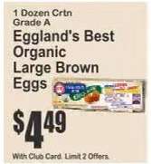 Eggland's Best Organic Large Brown Eggs