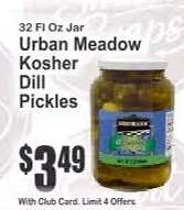 Urban Meadow Kosher Dill Pickles