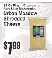 Urban Meadow Shredded Cheese