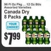 Canada Dry 8 Packs