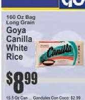 Goya Canilla White Rice