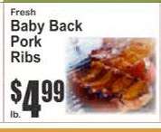 Baby Back Pork Ribs