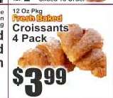 Croissants 4 Pack