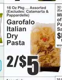 Garofalo Italian Dry Pasta