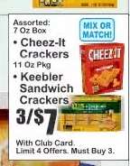 Keebler Sandwich Crackers