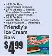 Friendly's Ice Cream Bars