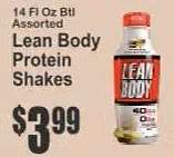 Lean Body Protein Shakes