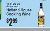 Holland House Cooking Wine