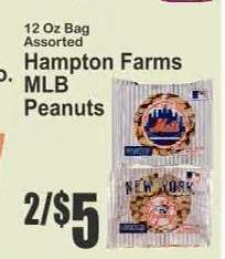 Hampton Farms MLB Peanuts