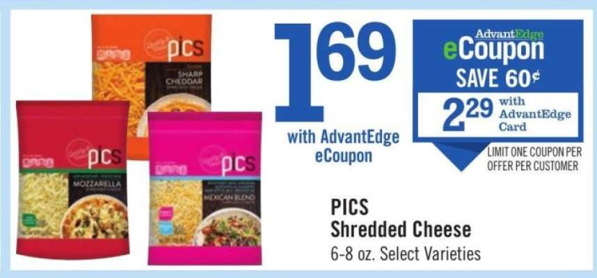PICS Shredded Cheese