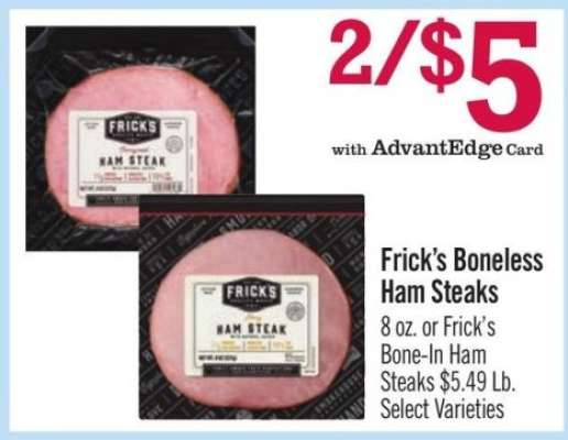 Frick’s Boneless Ham Steaks