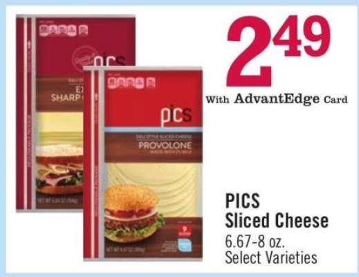 PICS Sliced Cheese