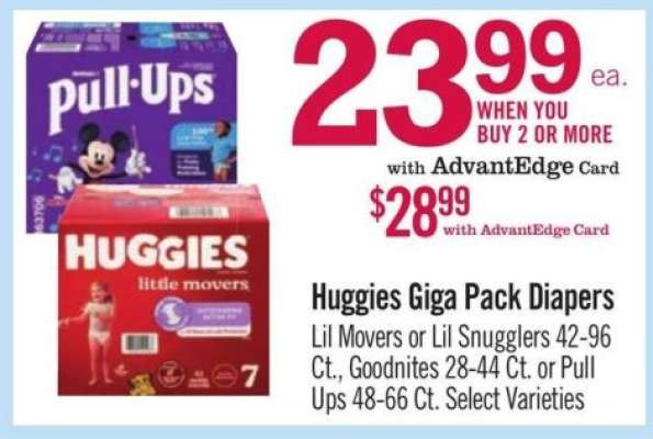 Huggies Giga Pack Diapers