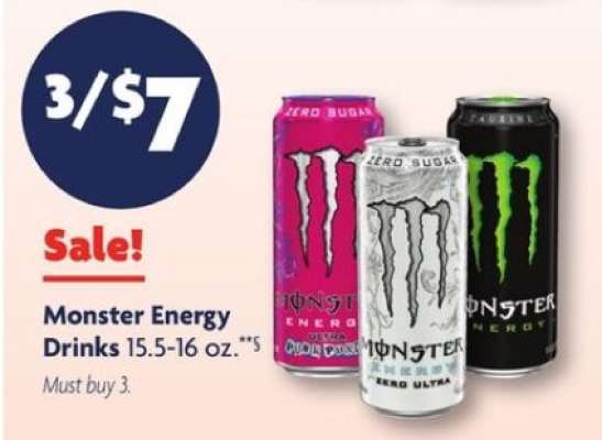 Monster Energy Drinks