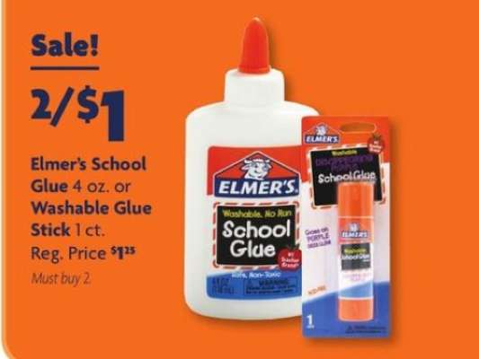 Elmer's School Glue or Washable Glue Stick