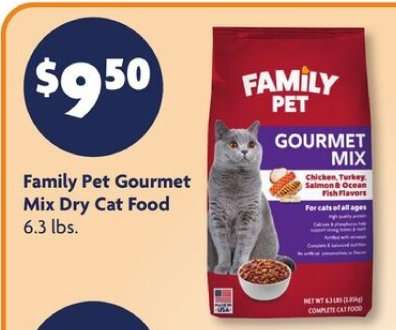 Family Pet Gourmet Mix Dry Cat Food