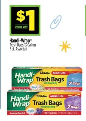 Handi-Wrap Trash Bags