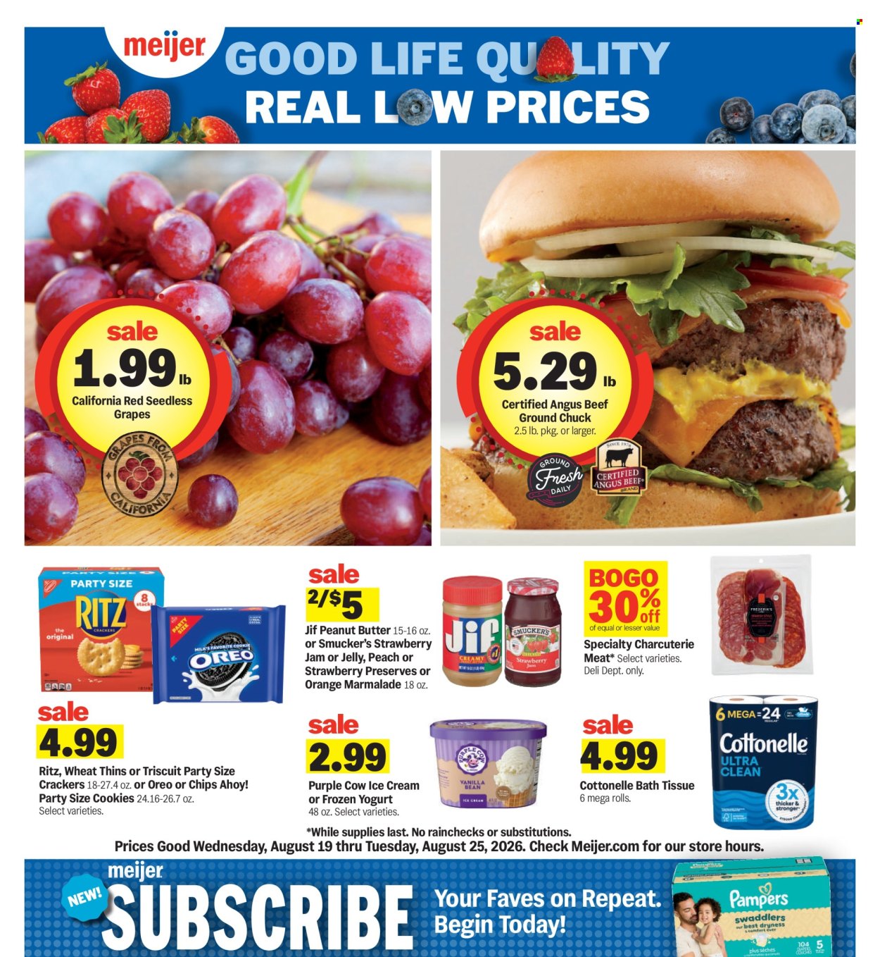 Meijer ad  - 08.19.2026 - 08.25.2026. Page 1