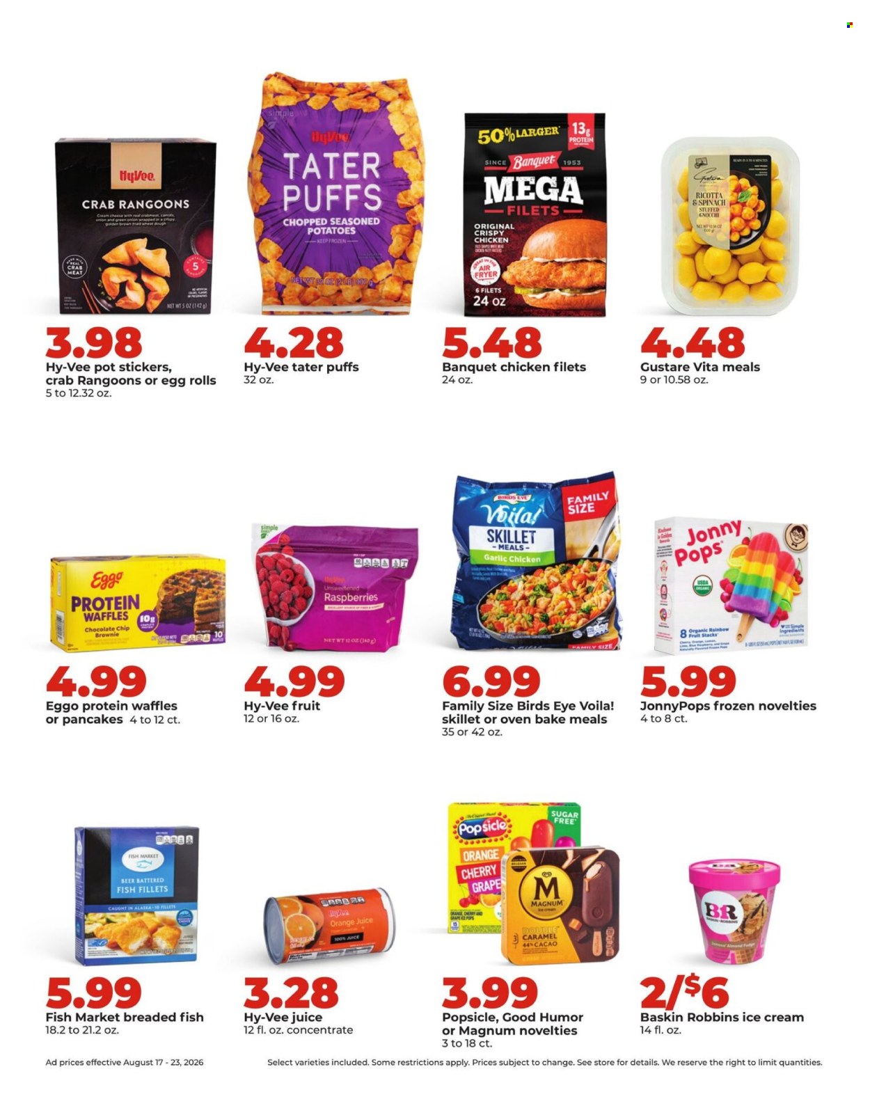 Hy-Vee ad  - 08.17.2026 - 08.23.2026. Page 28