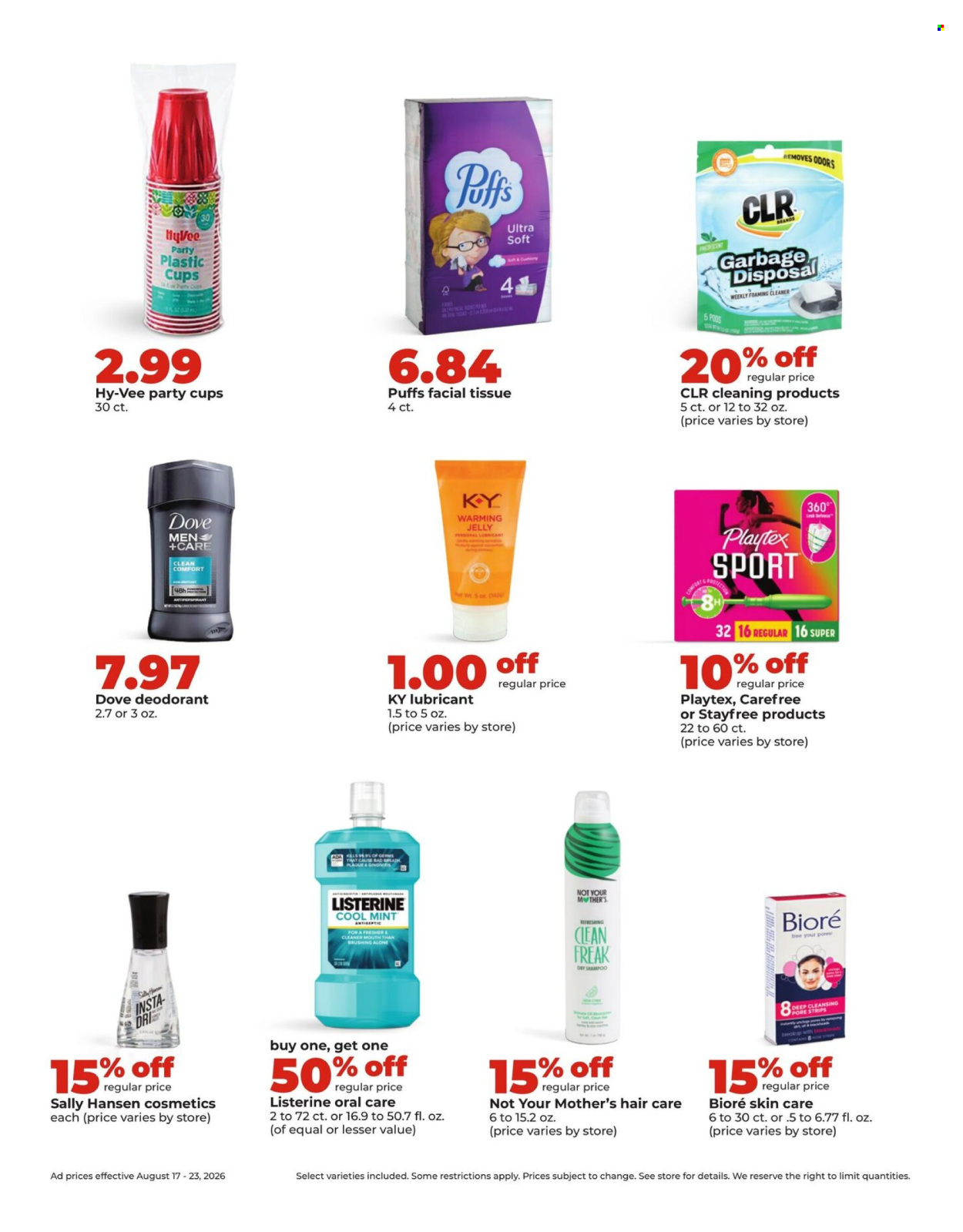 Hy-Vee ad  - 08.17.2026 - 08.23.2026. Page 36