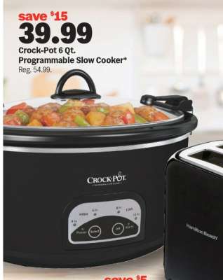Crock-Pot 6 Qt. Programmable Slow Cooker