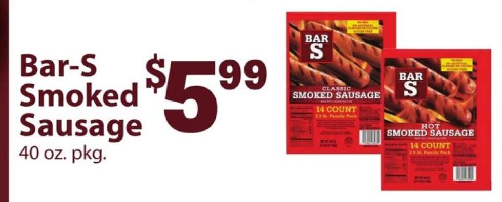 Bar S Smoked Sausage