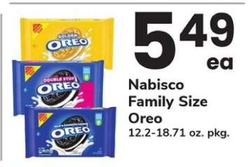 Nabisco Family Size Oreo