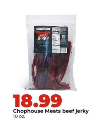 Chophouse Meats beef jerky
