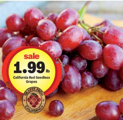 California Red Seedless Grapes