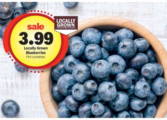 Locally Grown Blueberries