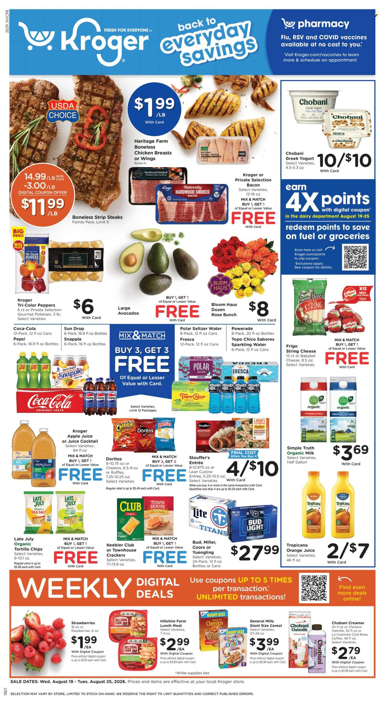 Kroger ad  - 08.19.2026 - 08.25.2026. Page 1