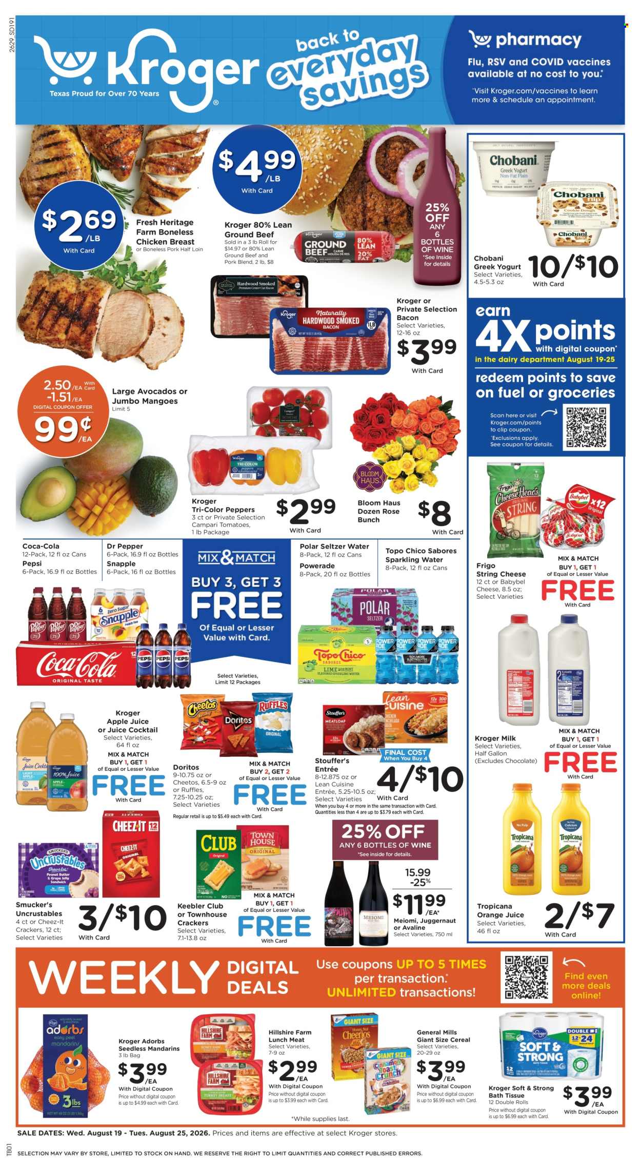 Kroger ad  - 08.19.2026 - 08.25.2026. Page 1