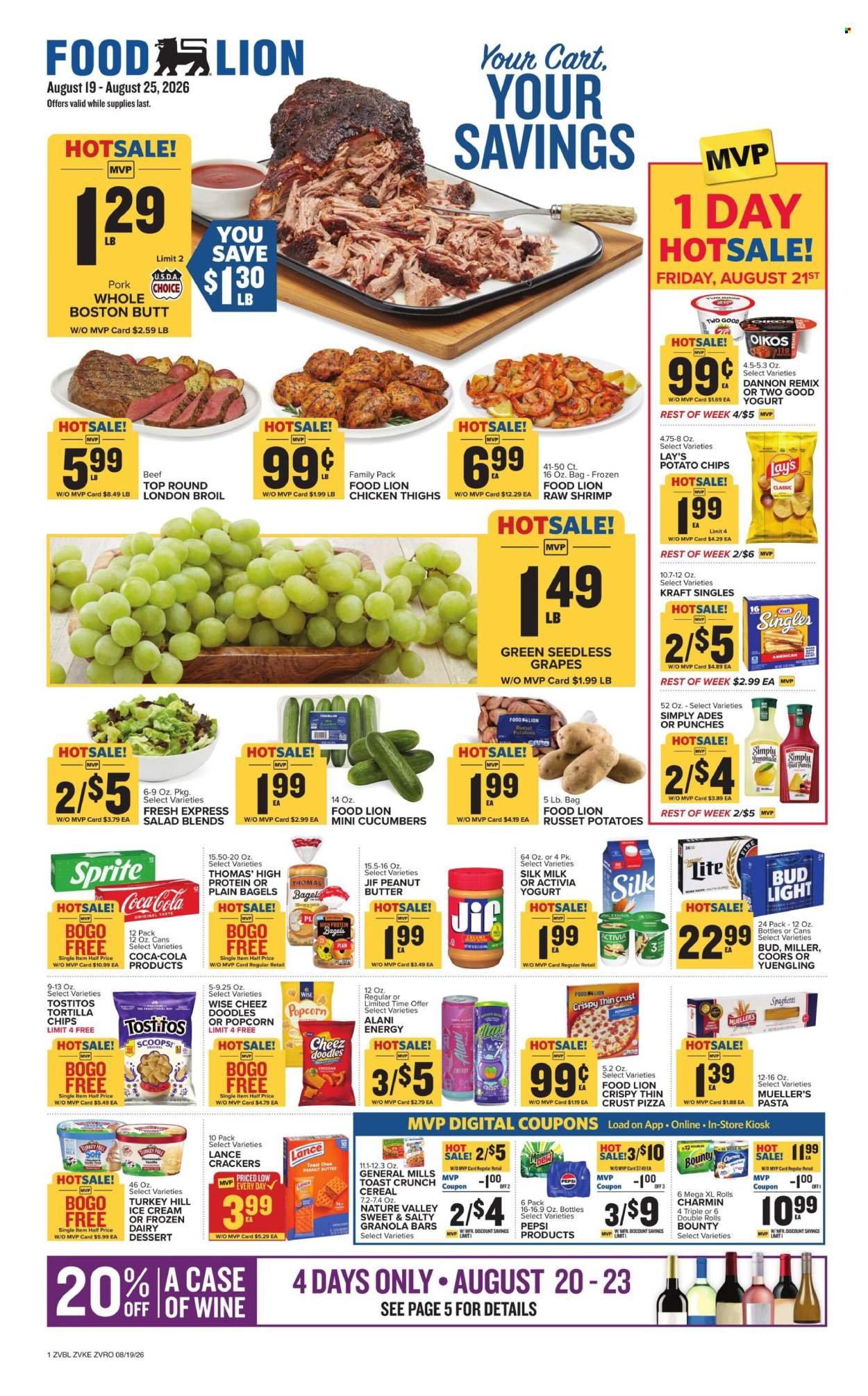 Food Lion ad  - 08.19.2026 - 08.25.2026. Page 1