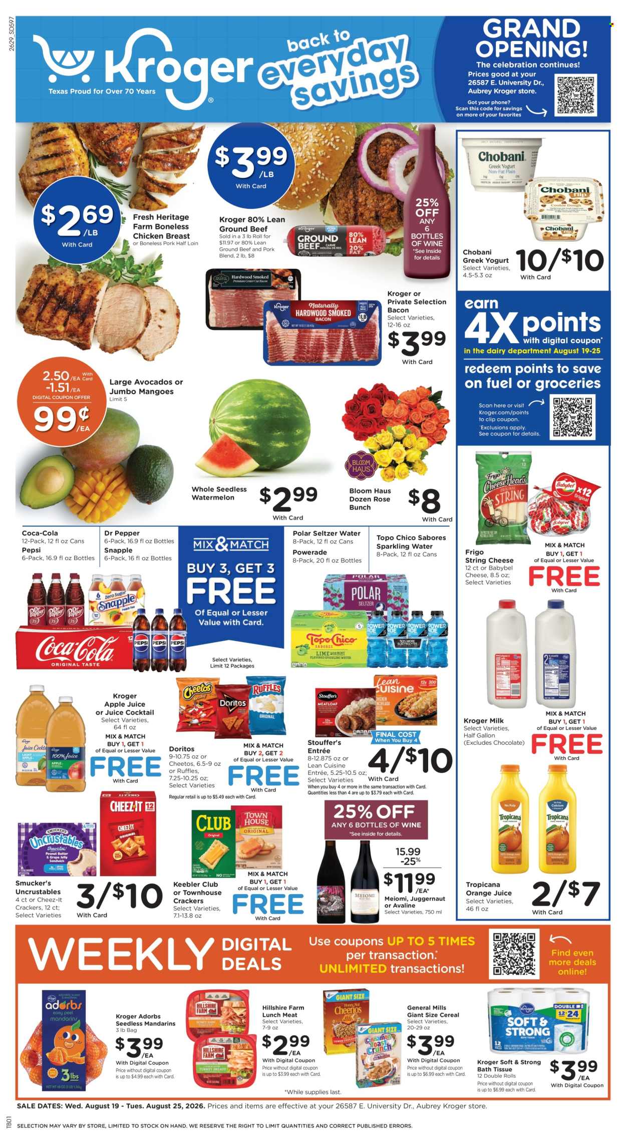 Kroger ad  - 08.19.2026 - 08.25.2026. Page 1