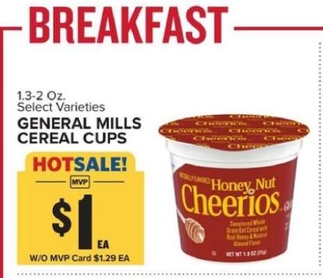 General Mills Cereal Cups
