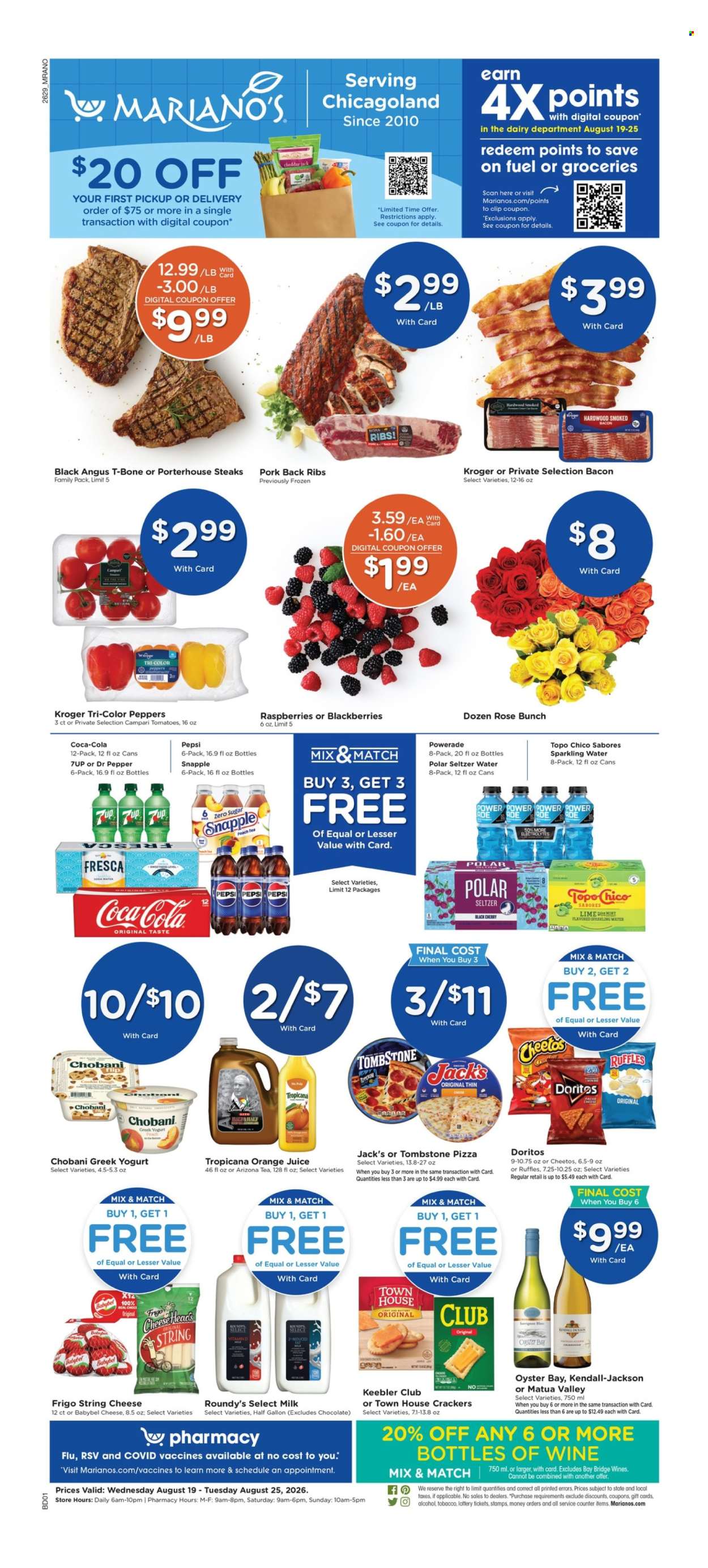 Mariano’s ad  - 08.19.2026 - 08.25.2026. Page 1