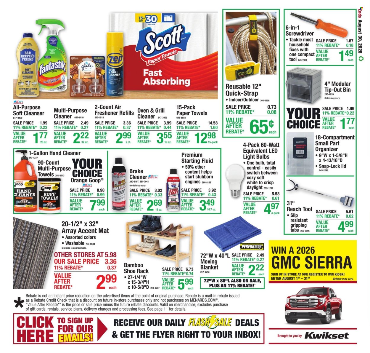 Menards ad  - 08.20.2026 - 08.30.2026. Page 21