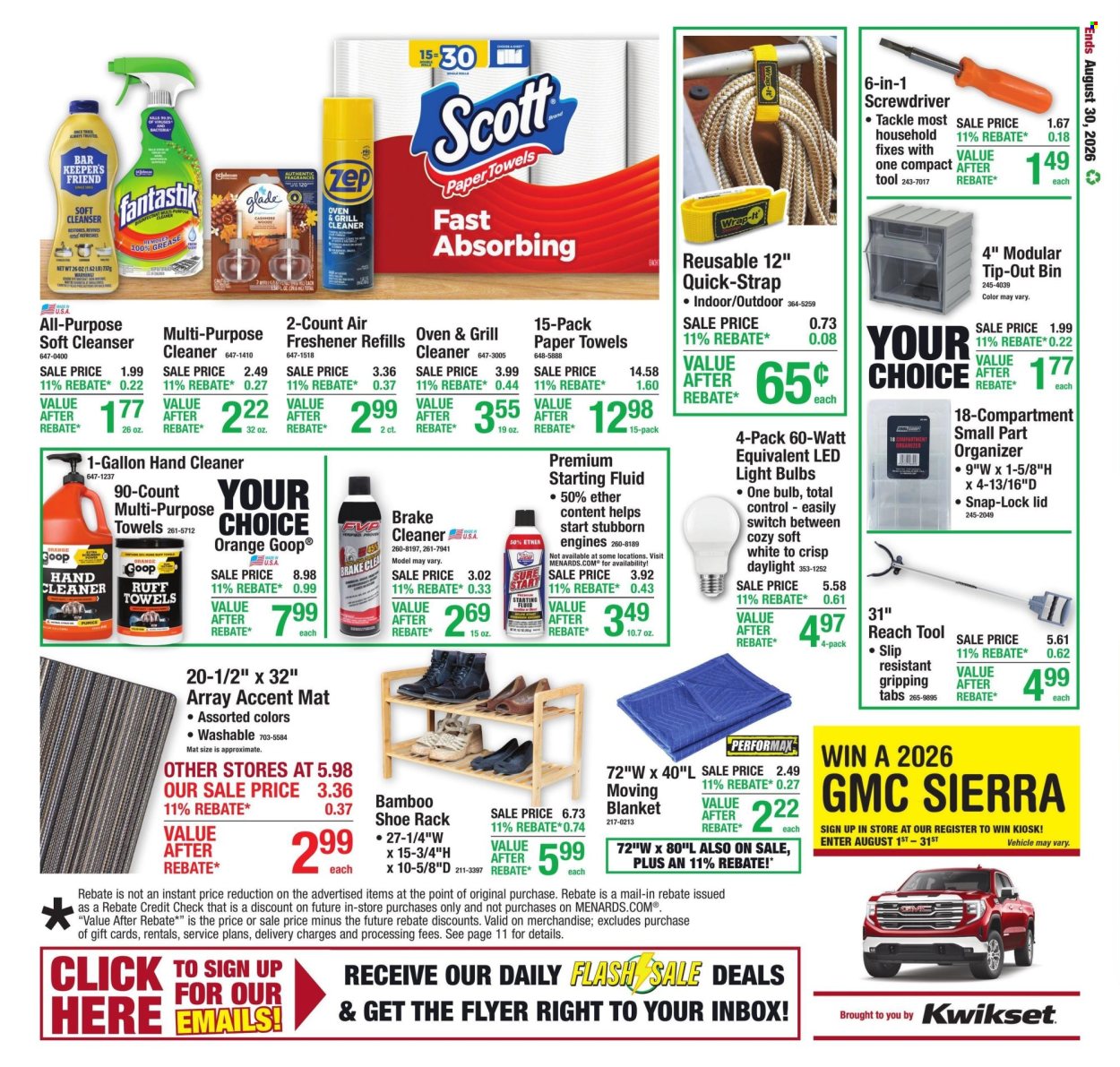 Menards ad  - 08.20.2026 - 08.30.2026. Page 21
